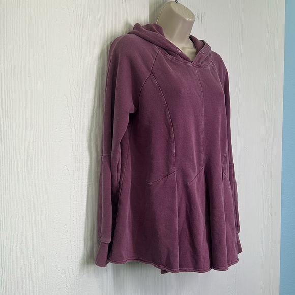 Anthropologie - Pilcro And The Letter Press Flynn Rose Pink Lightweight Hoodie M - Picture 5 of 15